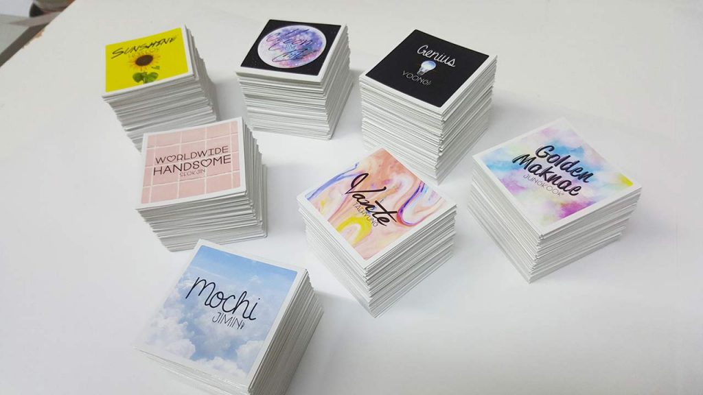 BTS fans support stickers Synthetic
