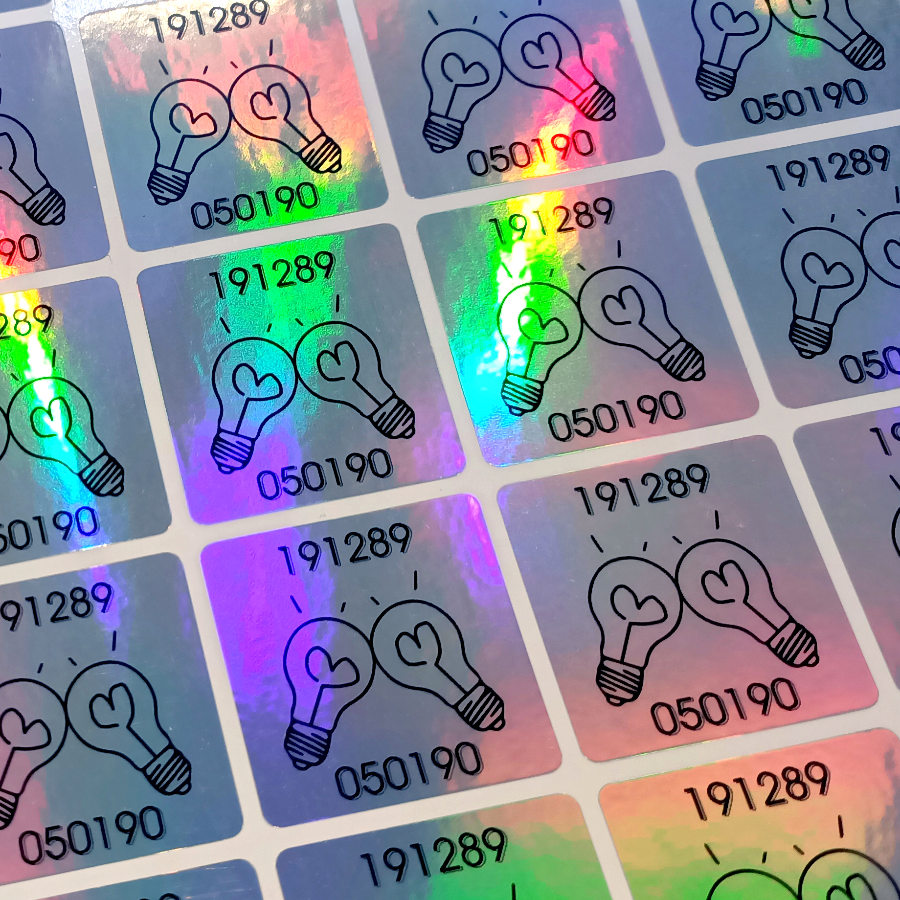 Holographic PVC Stickers