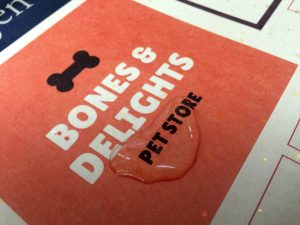 Gold Speckle Vintage Paper Sticker Material, water-resistant, Uncut Sticker Sheets