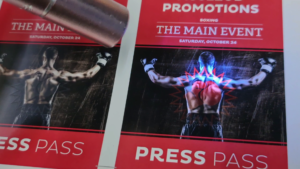 Press Pass Under UV Light, Invisible Red Security Printing