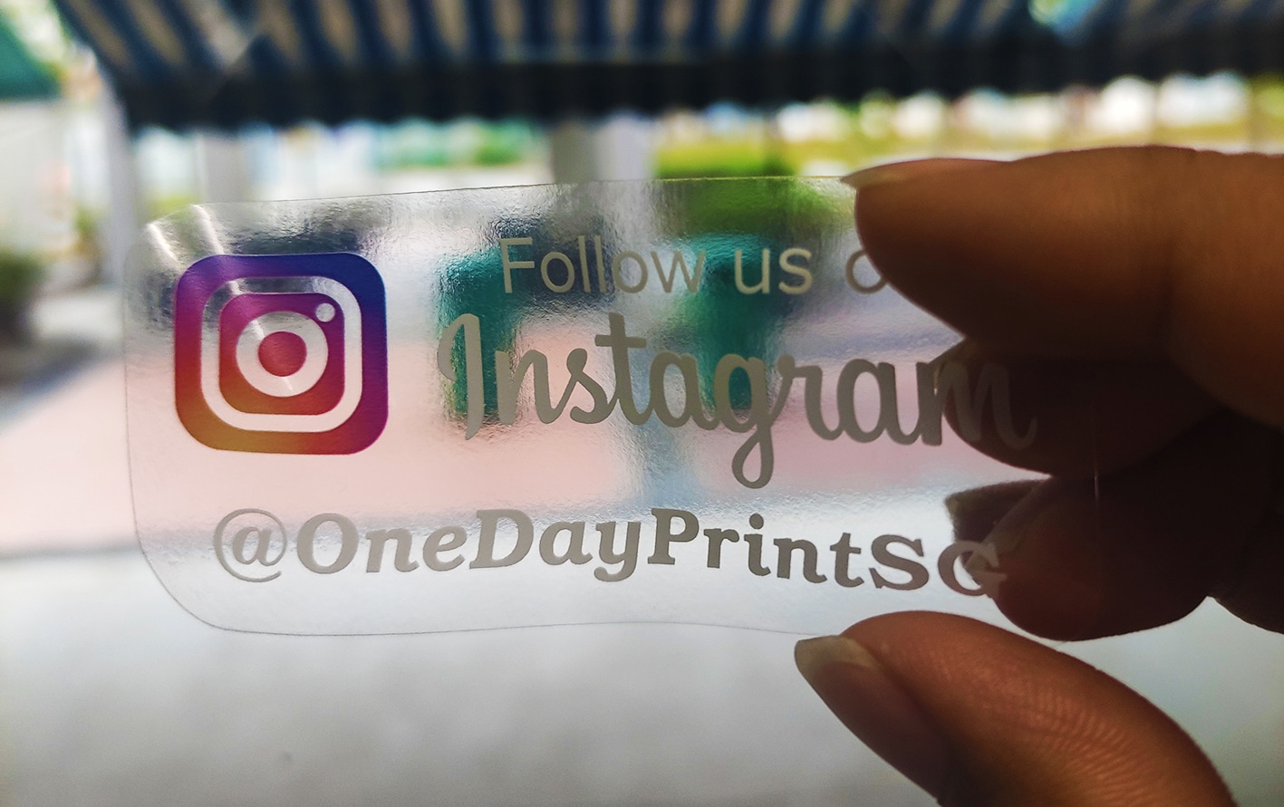 Transparent Stickers Printing Singapore