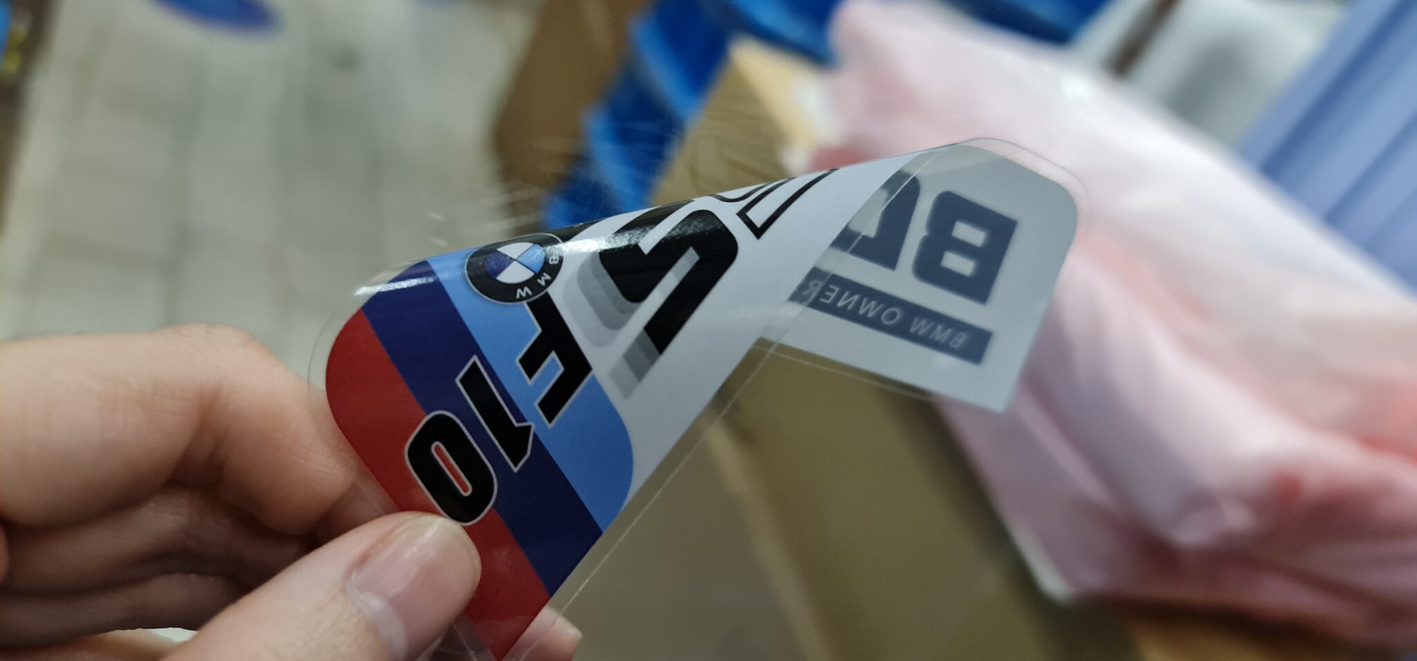 Outer Contents Sticker Custom Labels / Sticker Printing Singapore (Various Sticker Materials ...