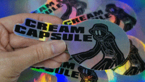 Holo PVC sticker