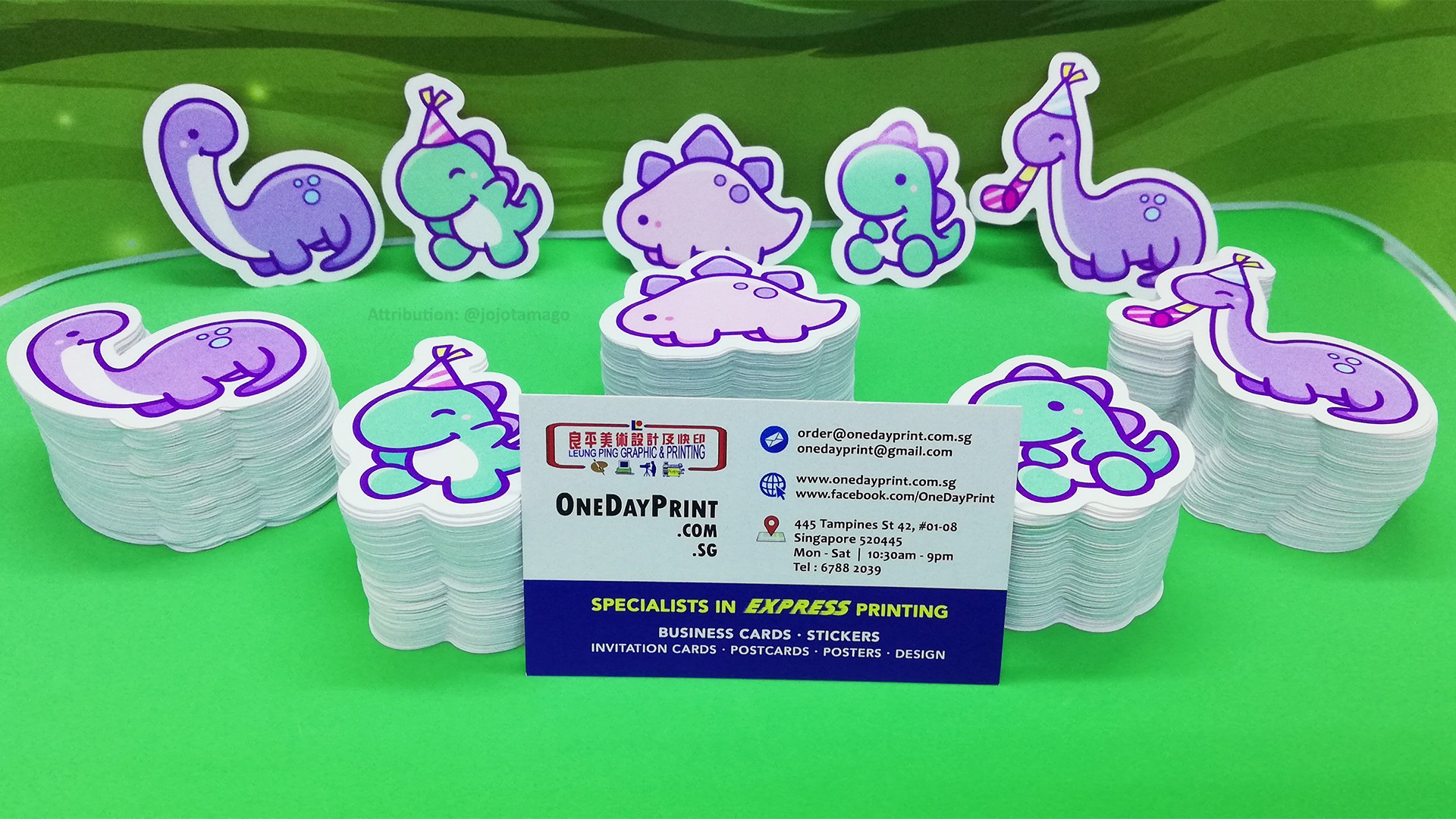 Dinosaur Shape Stickers, Synthetic Sticker Material, Die-cut