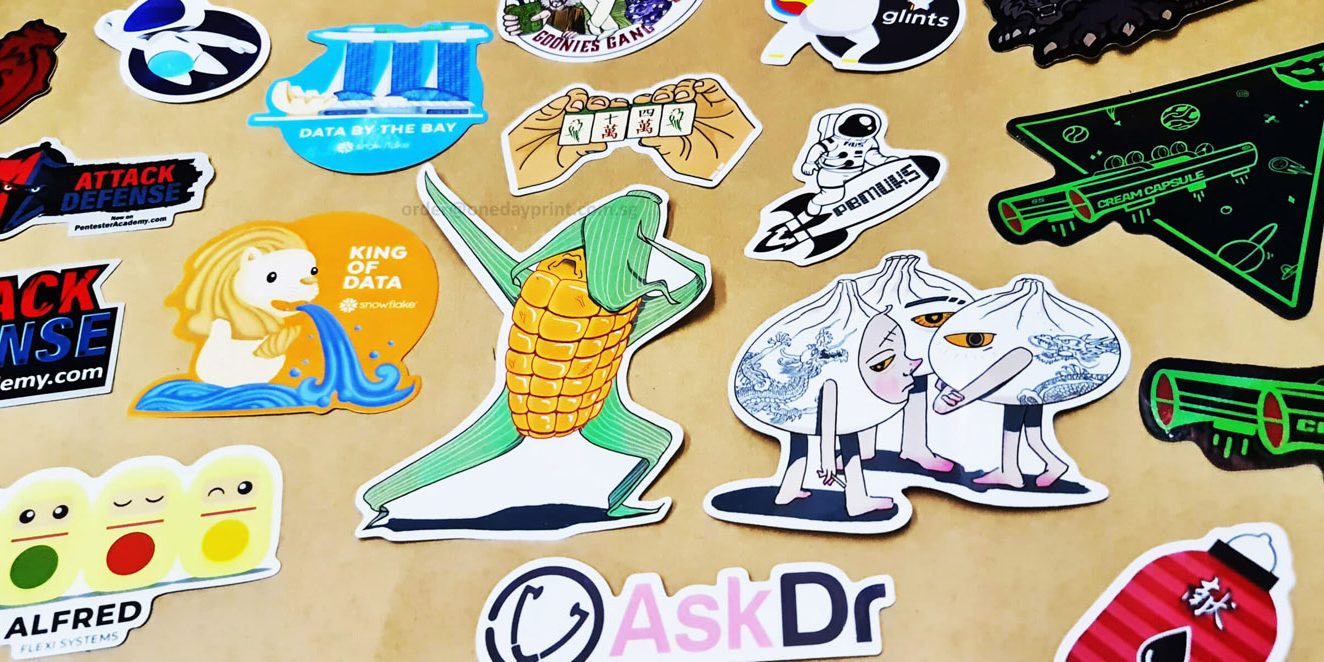 Custom-shape Stickers, Various Sticker Materials, Die-cut