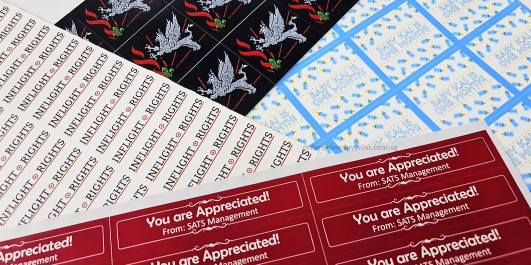 Square & Rectangle Stickers, Kiss-cut on sheet